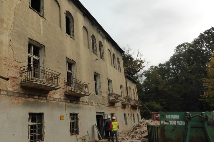 Renowacja Pałacu w Baranowicach - fot. UM Żory