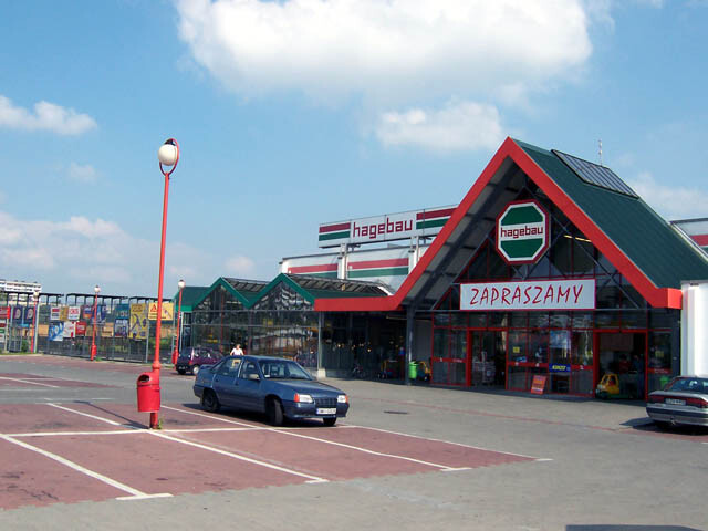 Sikorskiego - Market budowlany Hagebau - al. Zwycięstwa