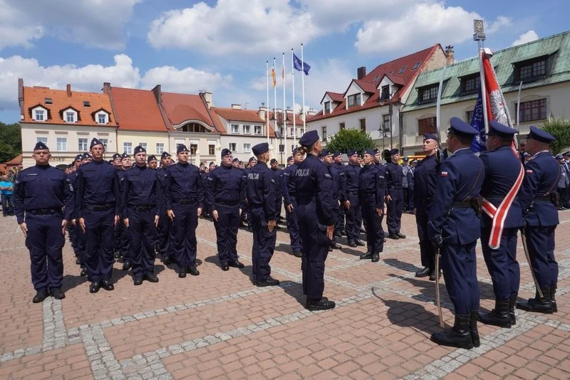 19 lipca 2024 roku na Rynku w Żorach odbyły się wojewódzkie obchody Święta Policji / fot. UM Żory