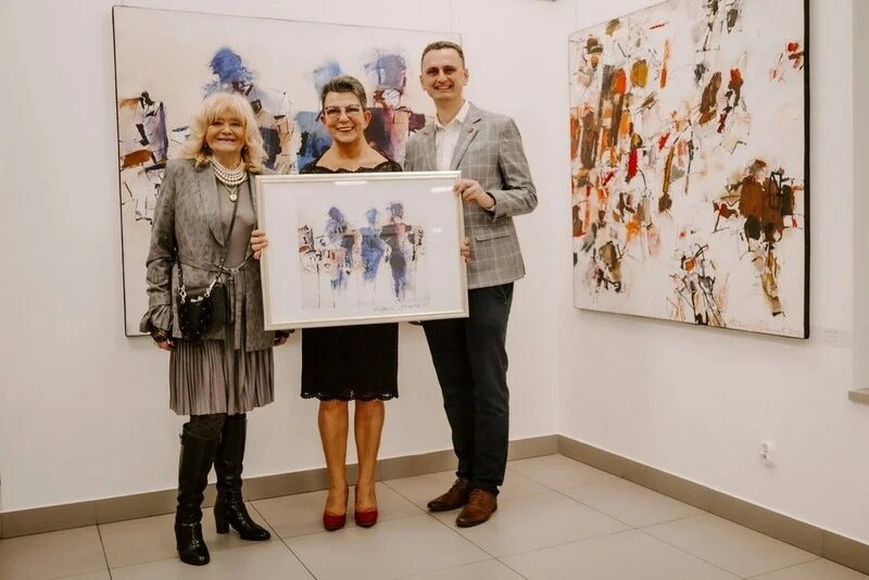 „Tajemnice Wydarzeń” – Wernisaż Elżbiety Murawskiej w Żorach [FOTO] / fot. UM Żory